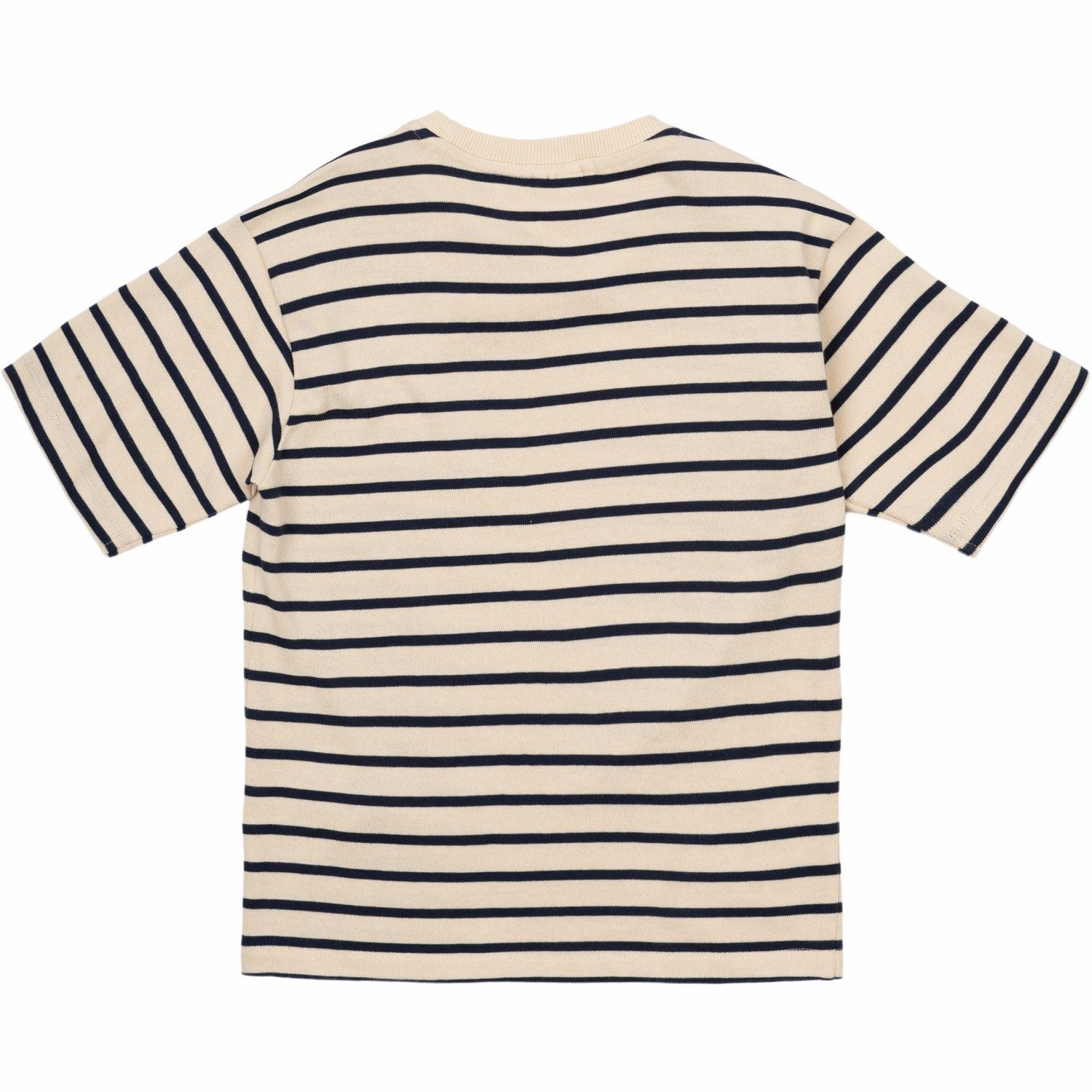 The New Mood Indigo Striped Nero Oversize T-Shirt Comfort and Breathable Flexible Wear