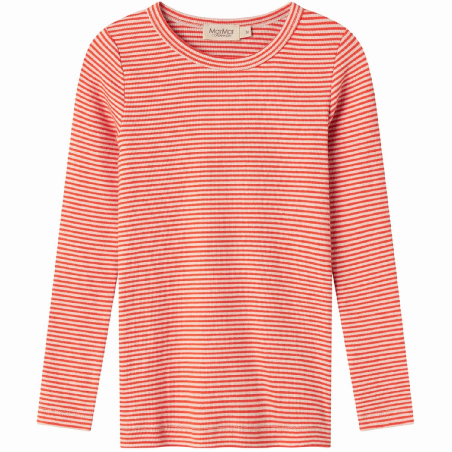 MarMar Modal Fine Rib Red Stripe Tani Blouse On-The-Go Style Airflow Ventilation System