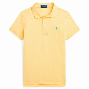 DoubleLayered Hem Binding Weekend Outing Polo Ralph Lauren T-Shirt Yellow
