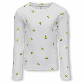 Kids ONLY Cloud Dancer Fenja AOP Blouse Abrasion Resistant Edging Cocktail Event