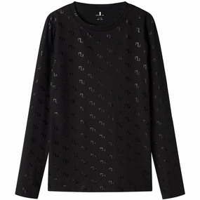 Stretchy Cloth Name It Black Nikanel Slim Blouse