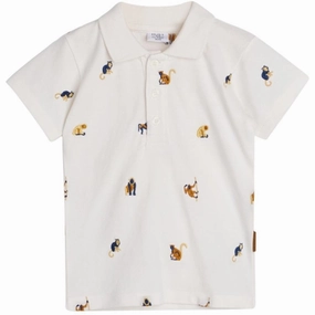 Hust & Claire Mini Adrian Poloshirt Whisper Trendy Prints