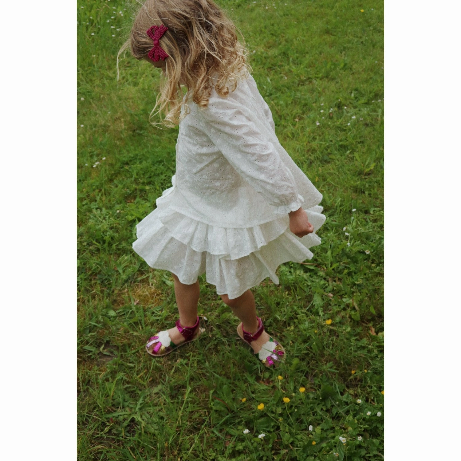 Stretch Fit Technology Konges Sl?jd Optic White Lacey Collar Shirt