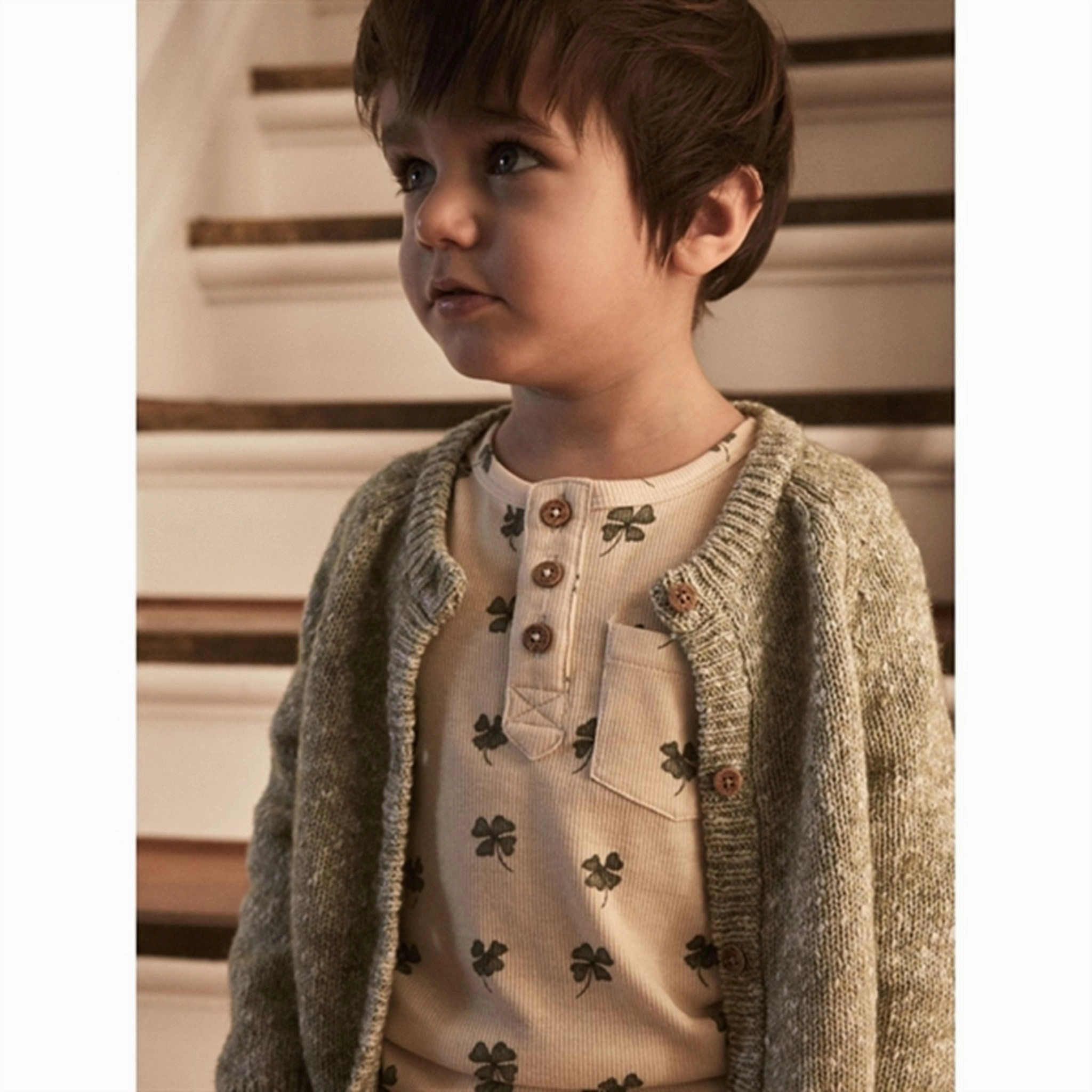 Lil'Atelier Wood Ash Geo Slim Blouse Beach Attire