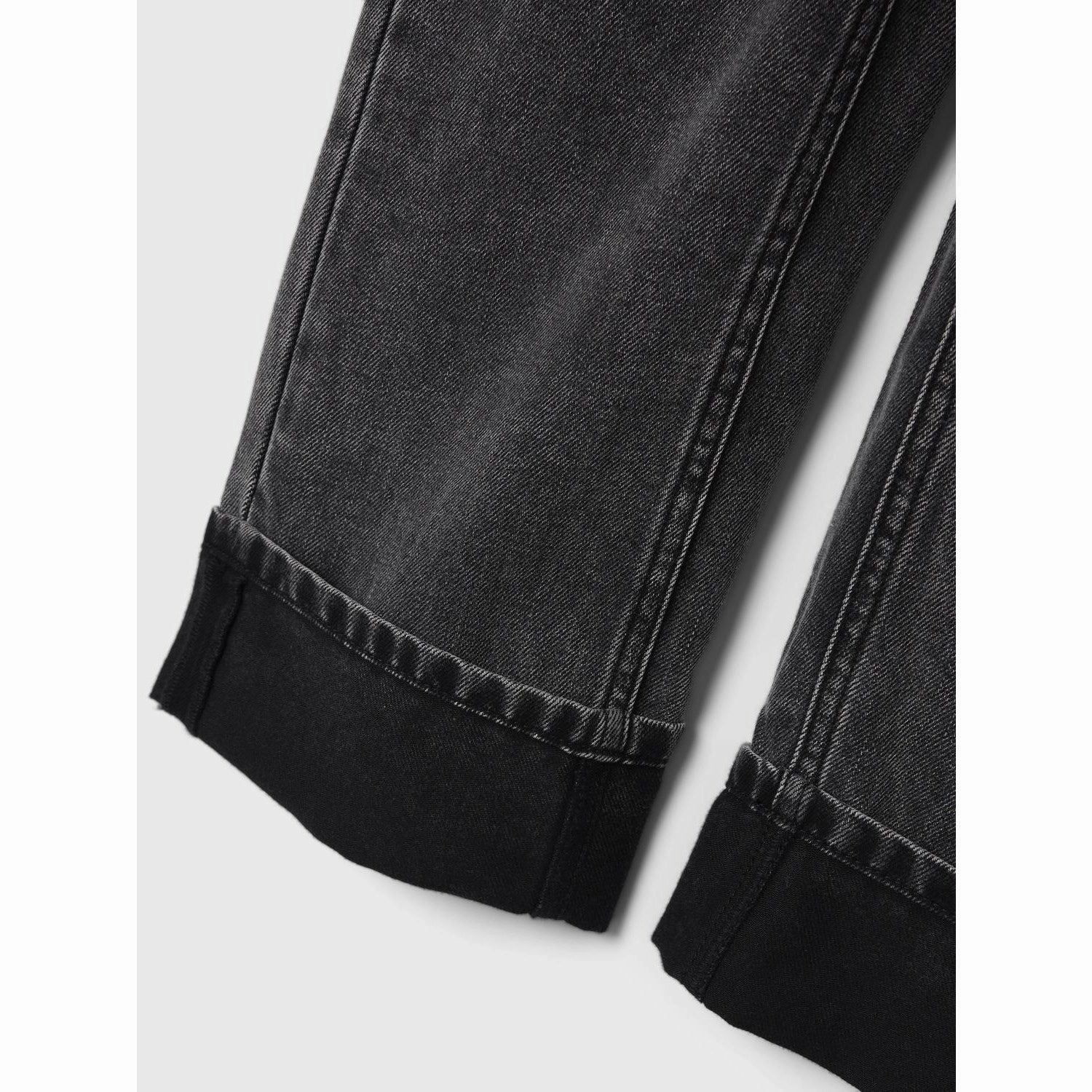 Name It Dark Grey Denim Rose Wide Jeans Spring Mood Smooth Work Meeting Foundation Wear