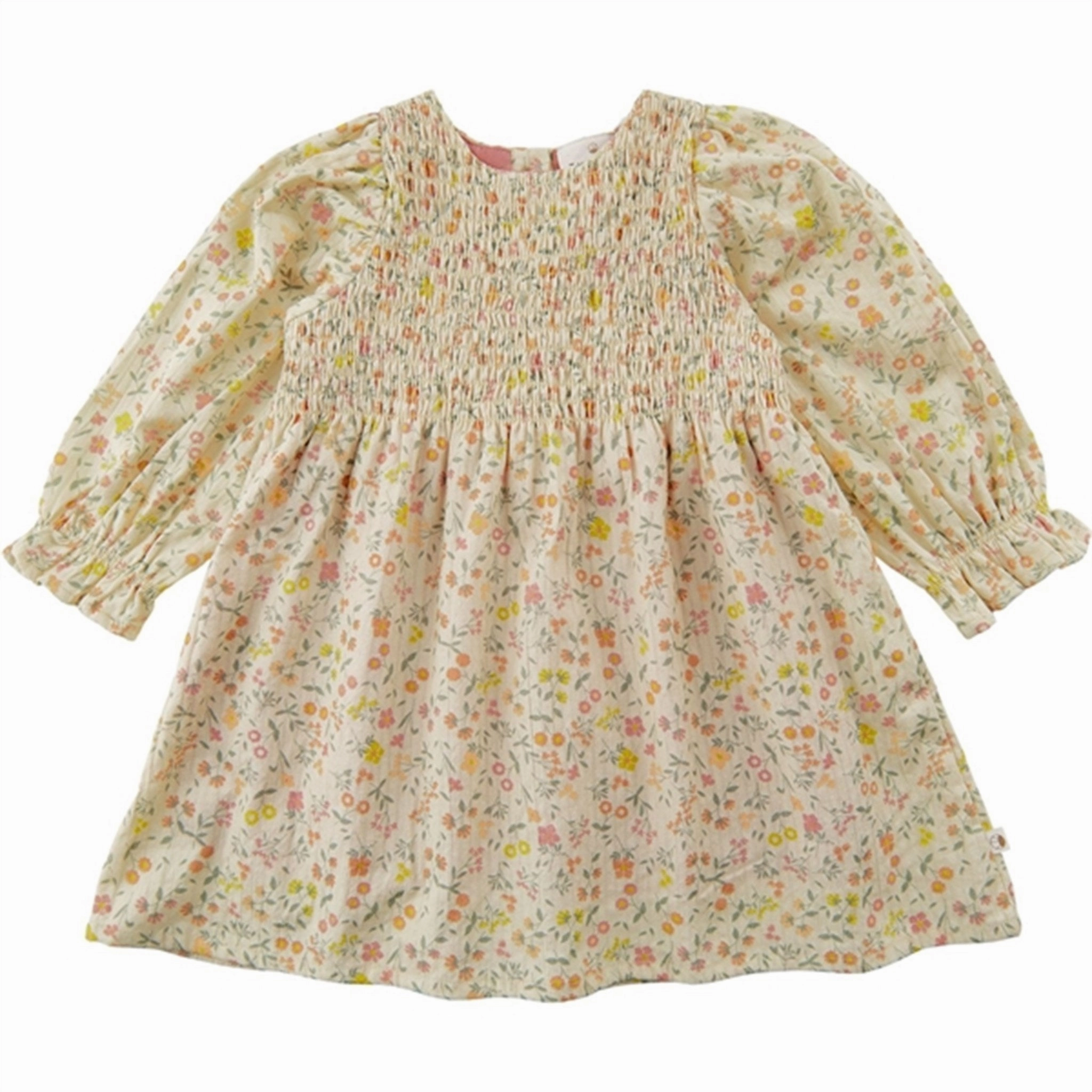 THE NEW Siblings Flower AOP Flower Dress Festive Wear Textured Flow