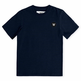 Easy Comfort Wood Wood Double A Ola T-shirt Navy
