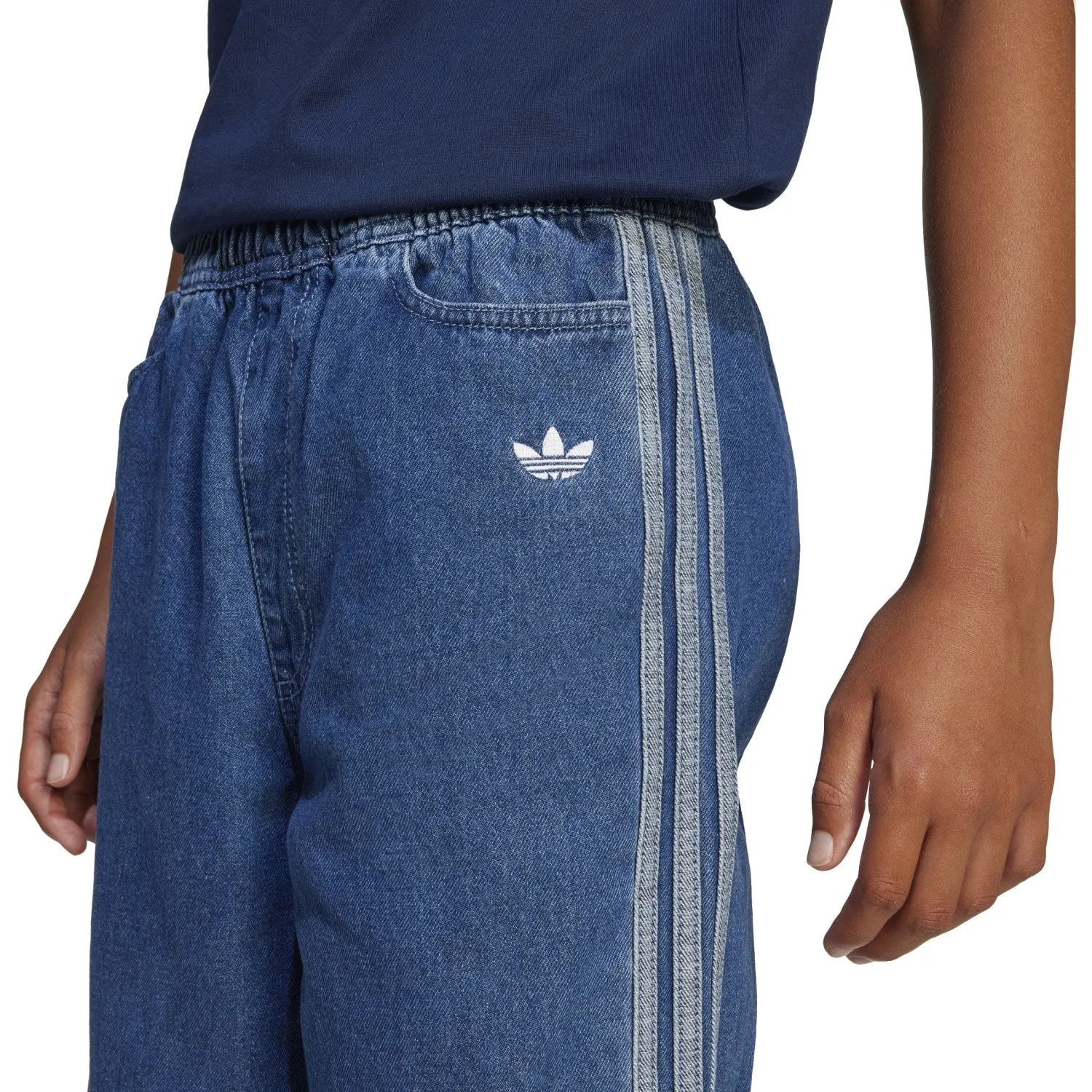 Wardrobe Staple adidas Originals Medium Blue Denim Pants