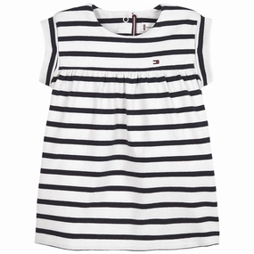 Tommy Hilfiger Baby Striped Dress Desert Sky Stripe Wave Soft
