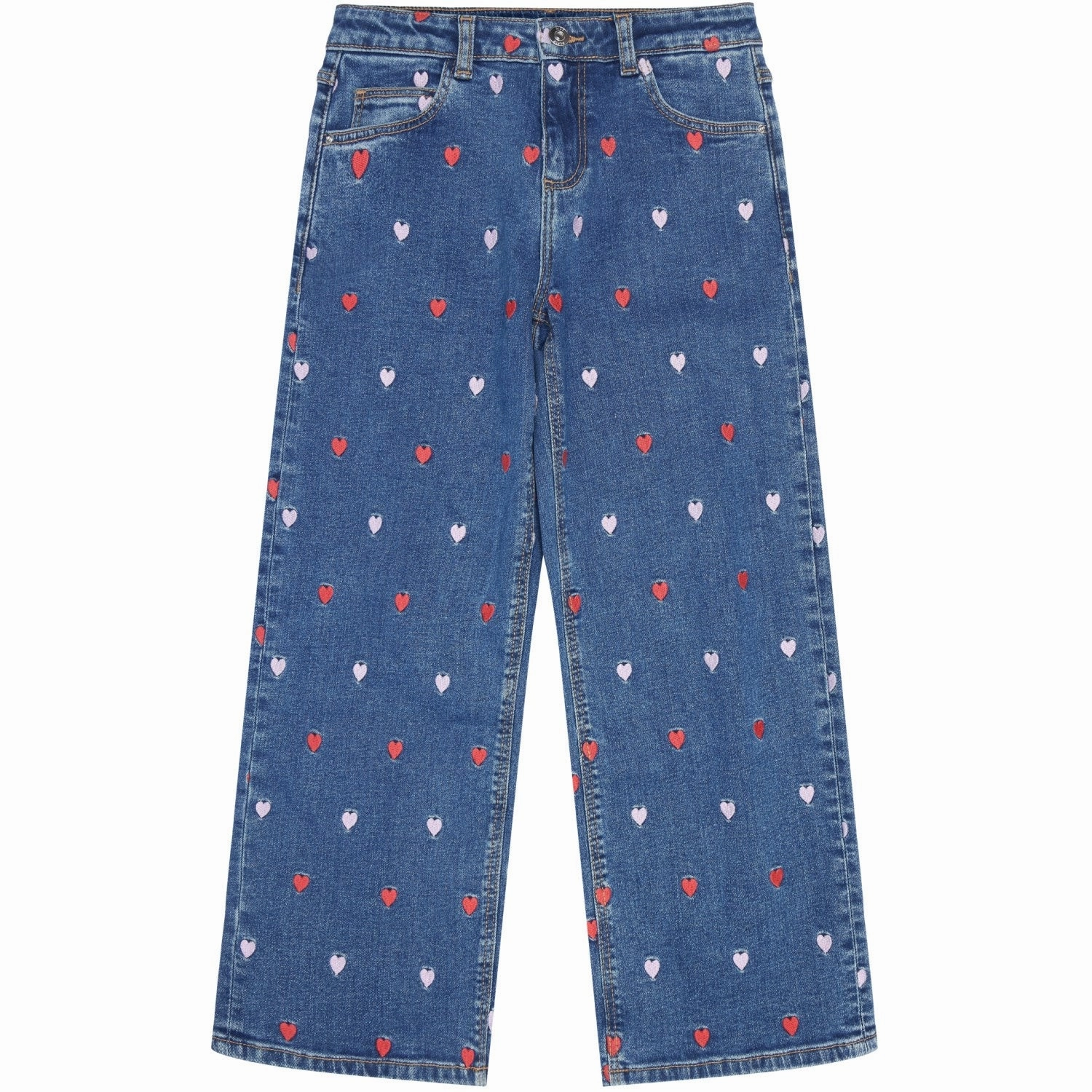 Mood Fit Comfort Stretch The New Medium Blue Wash Lovina Wide Jeans