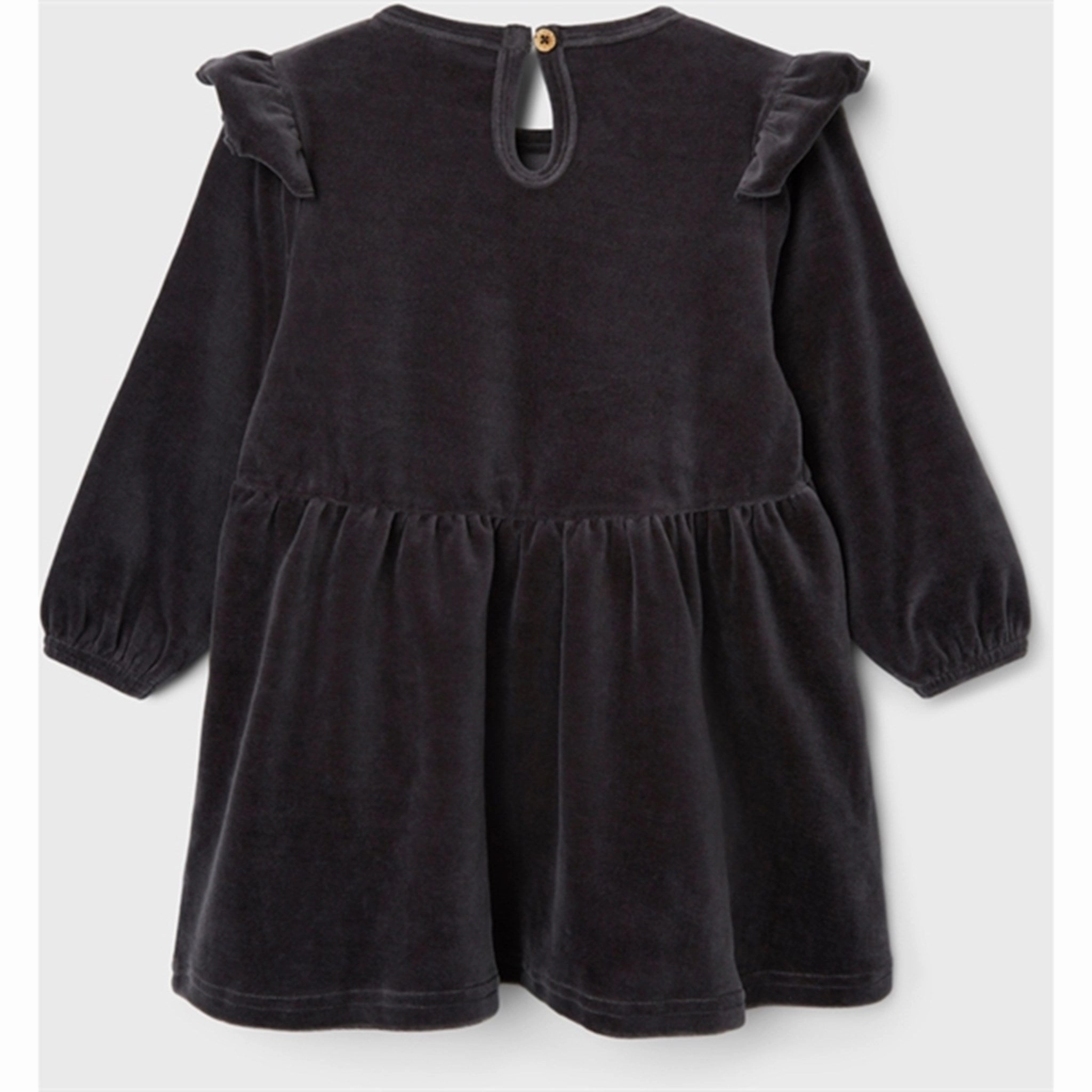 Stylish Layering Stretch-Recovery Lil'Atelier Periscope Rimia Velour Sweat Dress