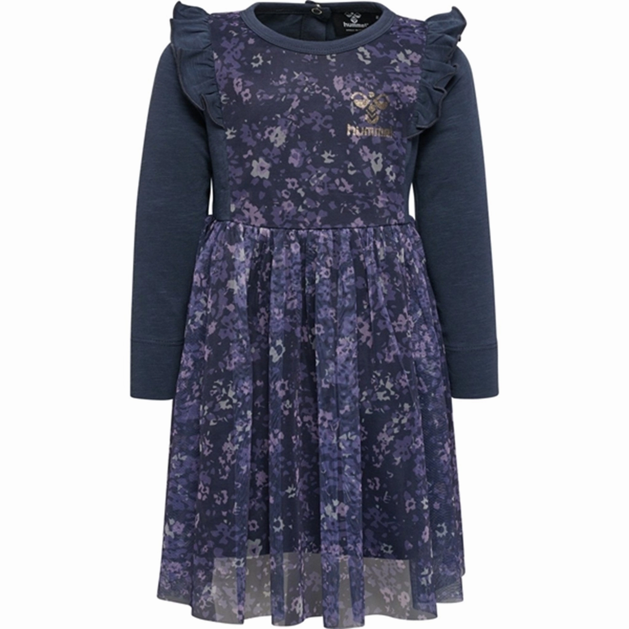 Hummel Ombre Blue Oann Dress Light Aesthetic
