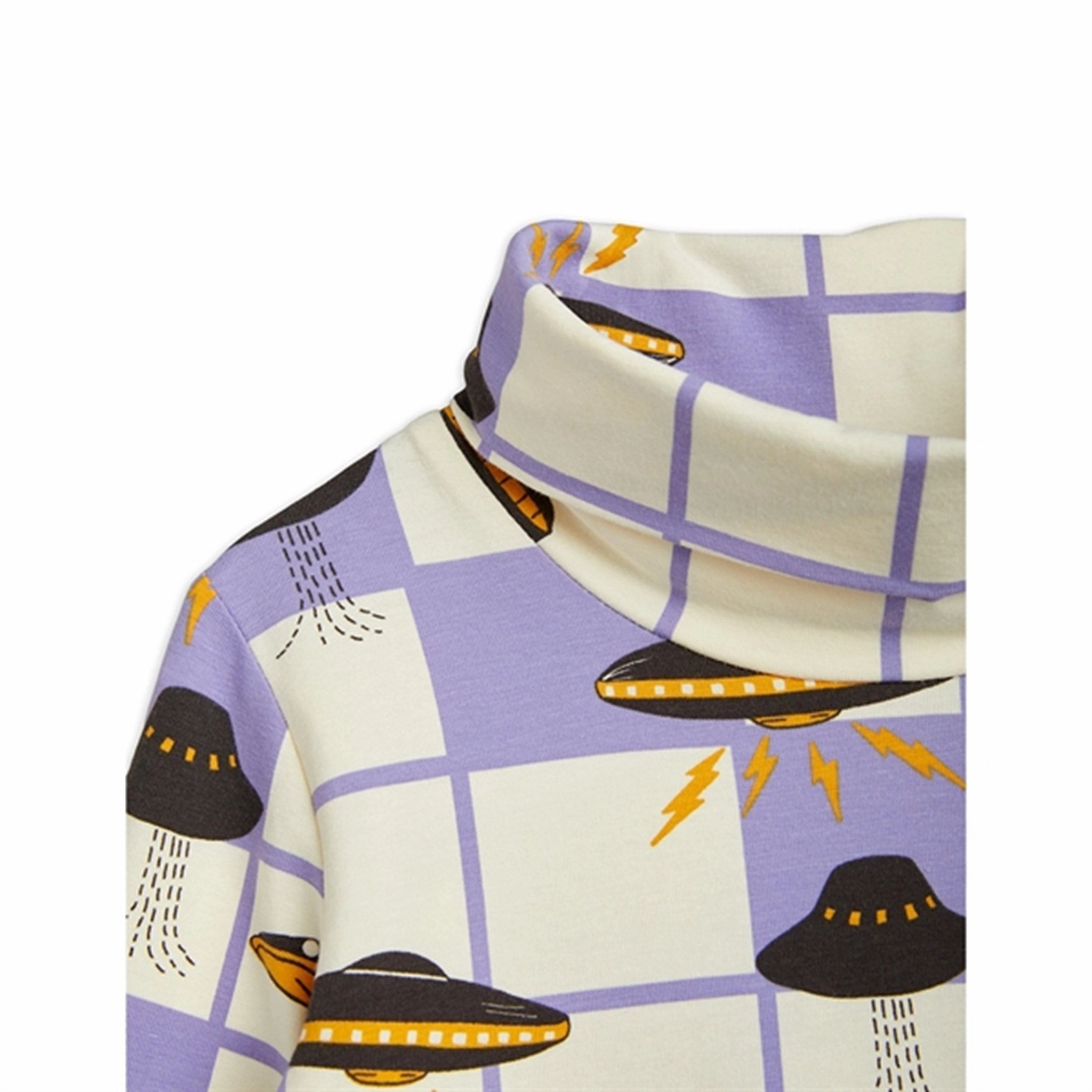 Mini Rodini Purple Ufo Aop Dress Clean Style