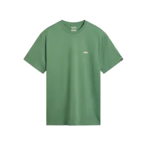 Vans maglietta manica corta da uomo con logo piccolo Left Chest VN0A3CZEBR1 verde Easy to Style Comfortable Wear