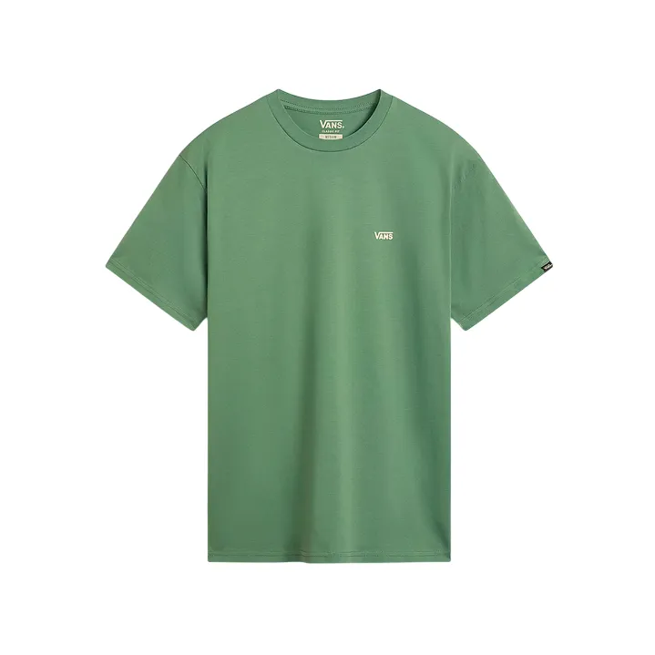 Vans maglietta manica corta da uomo con logo piccolo Left Chest VN0A3CZEBR1 verde Easy to Style Comfortable Wear