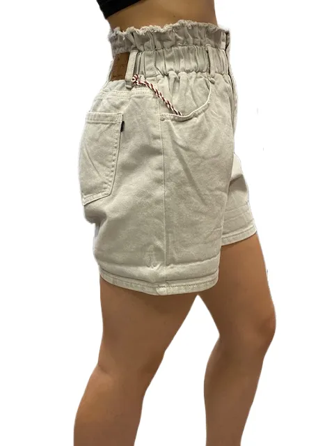 Beach Ready Shorts Smithy's Bermuda Denim Donna WBD641 light gray
