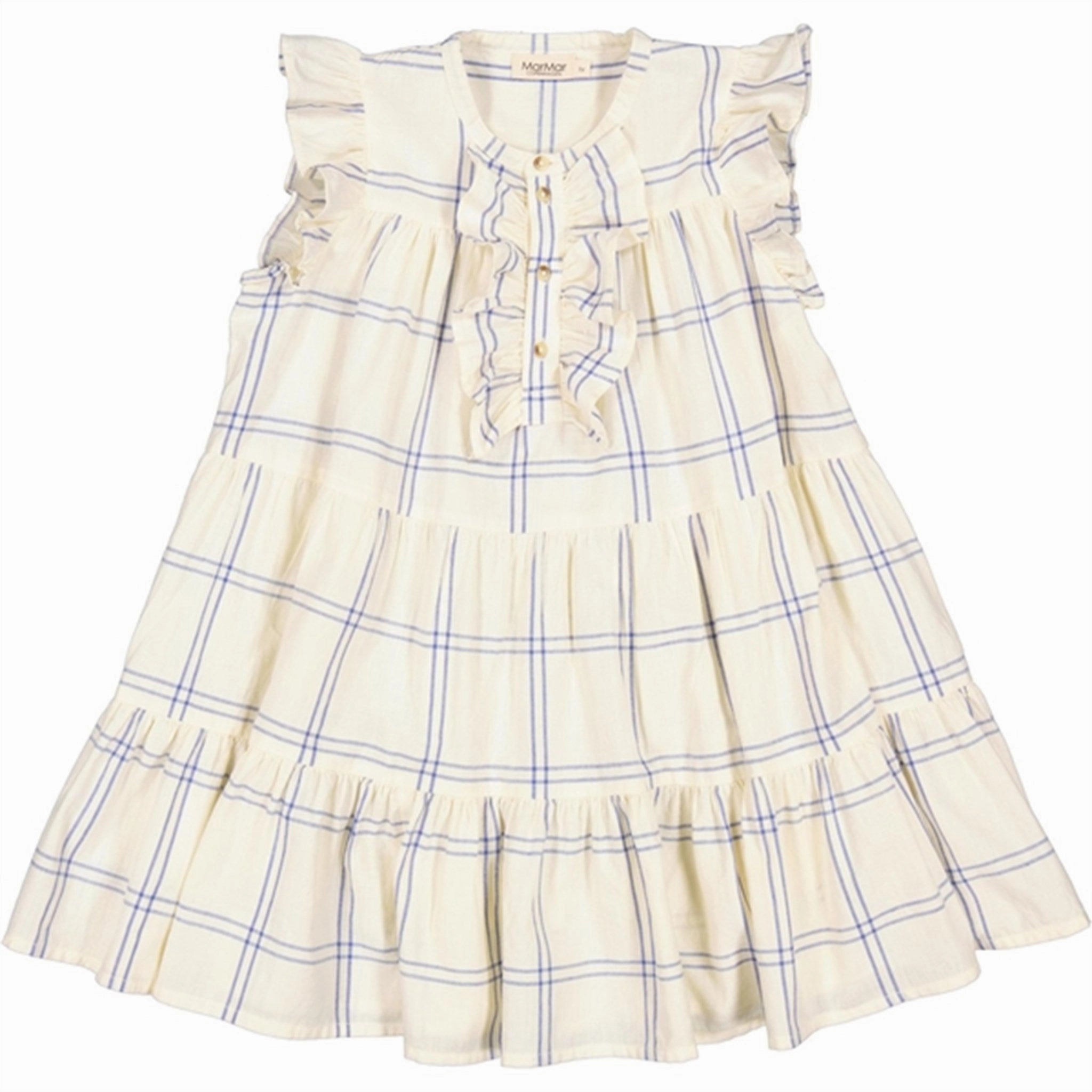 All Occasion MarMar Blue Check Dasha Dress
