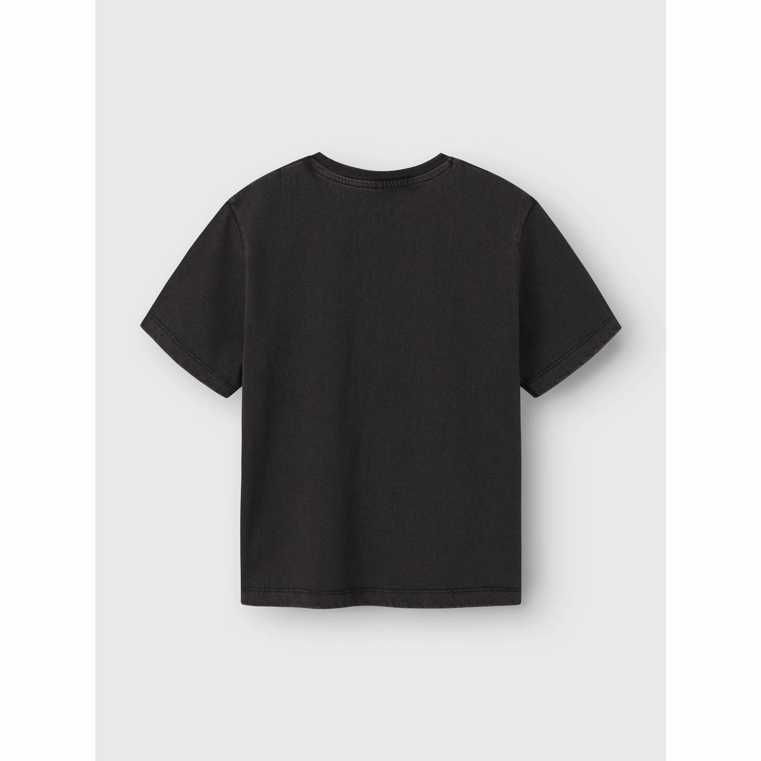 Layered Hem Design Name It Black Nkmlayton Ss Nreg Top