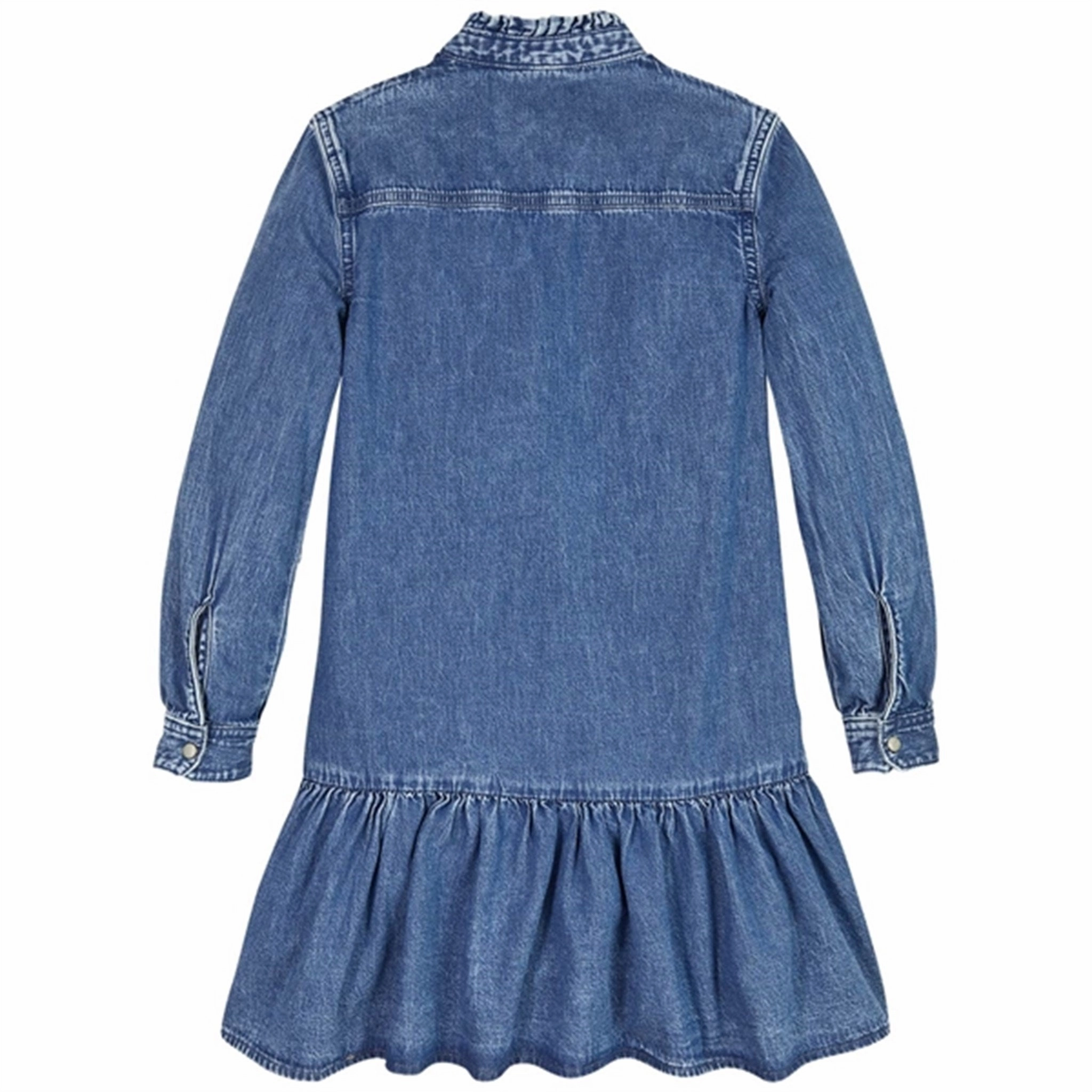 Tommy Hilfiger Denim Shirt Dress Miapopblue Sophisticated Appeal Functional Comfort