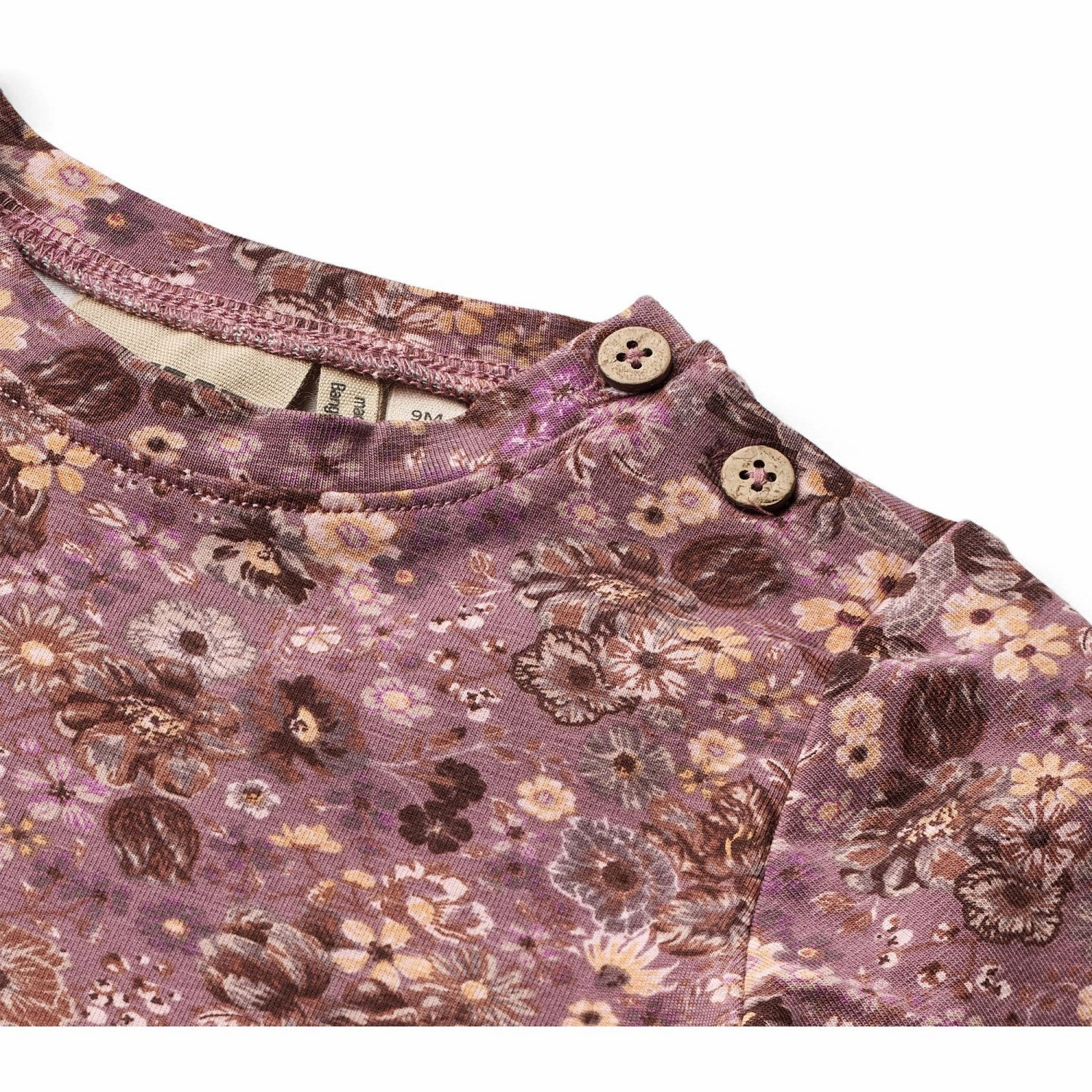 Wheat Lavender Flowers Jersey Dress Bessie Romantic Soft