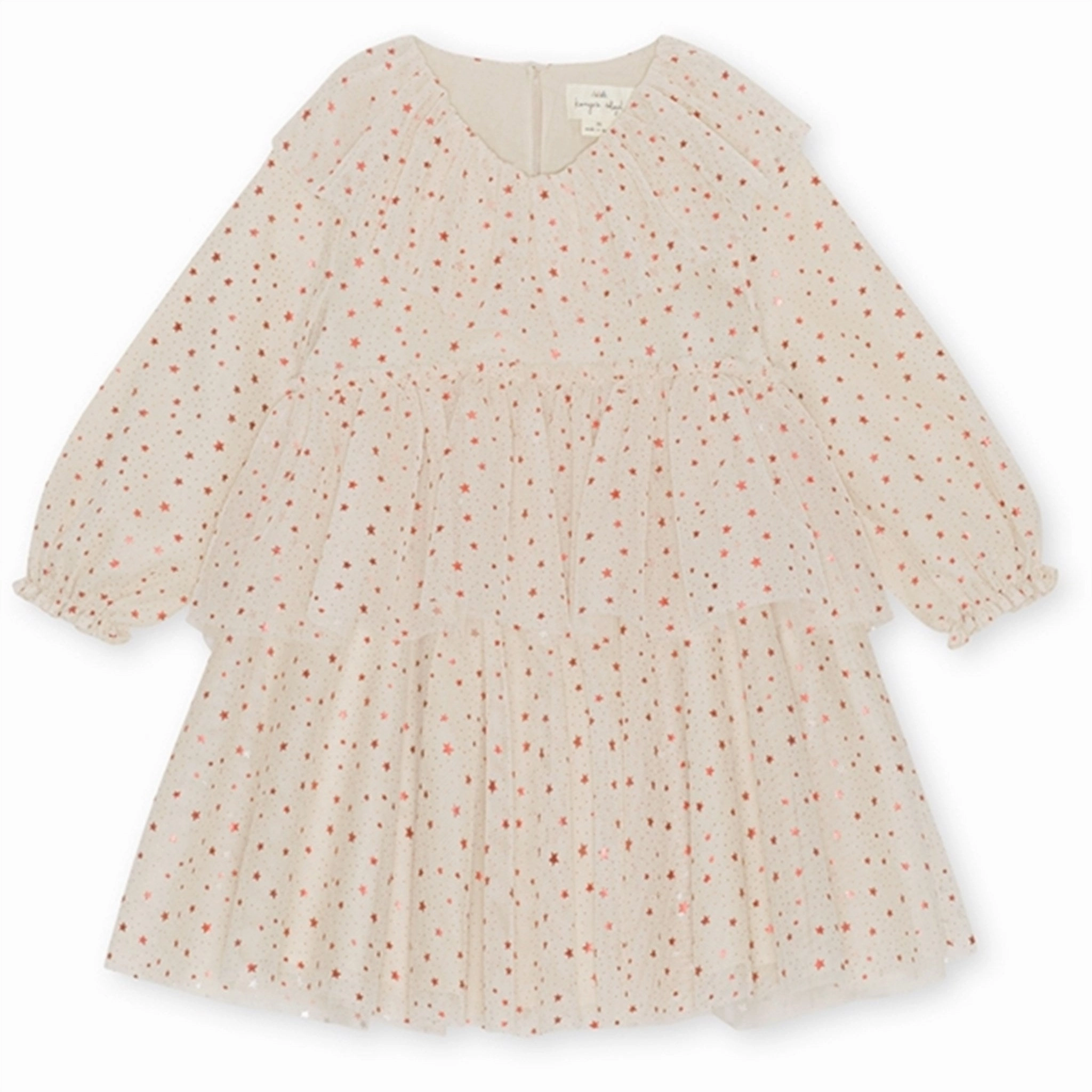 Konges Sl?jd Etoile Pink Sparkle Glow Dress Cozy Layers