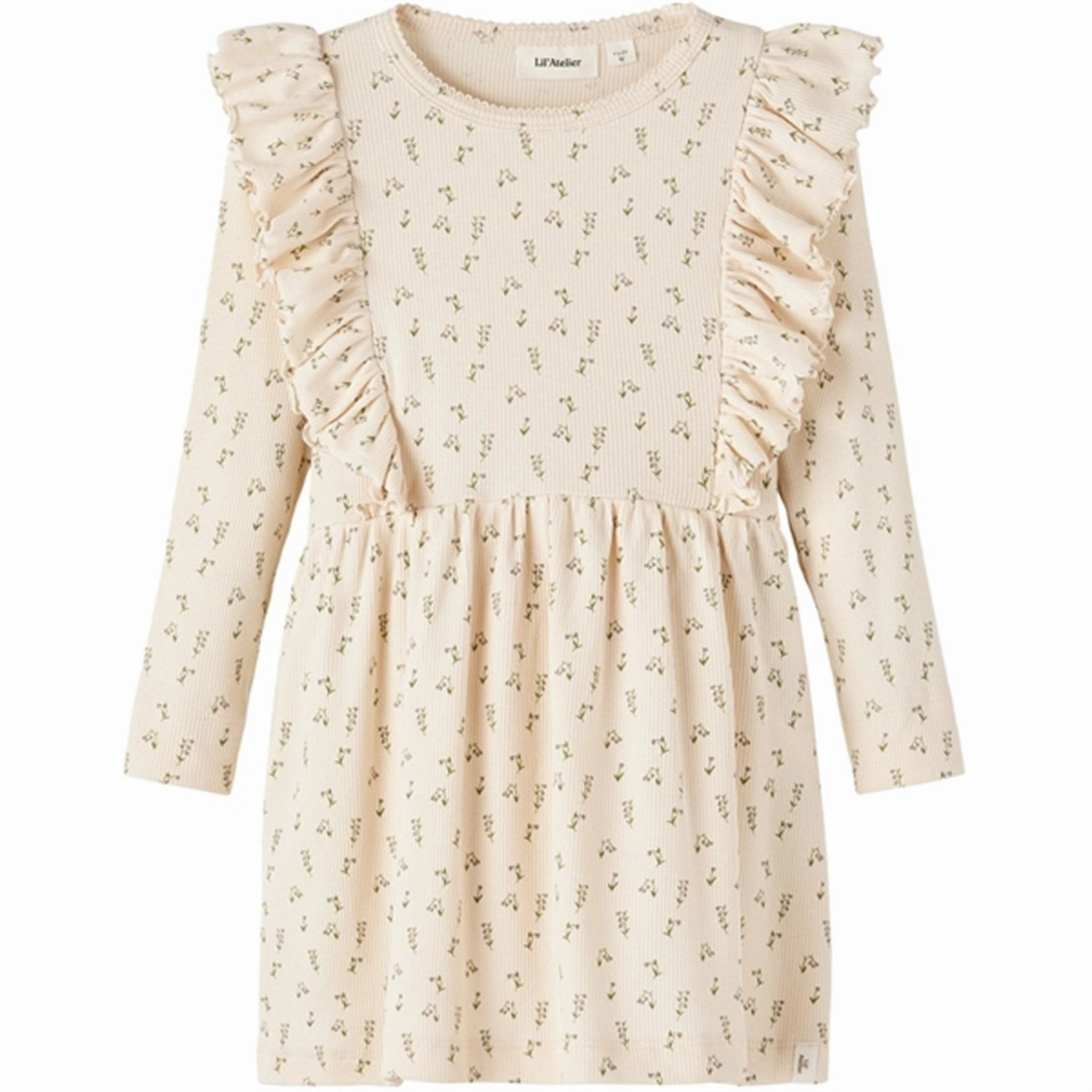 Lil'Atelier Whitecap Gray/Wet Weather Gago Dress Timeless Wear Tear-resistant