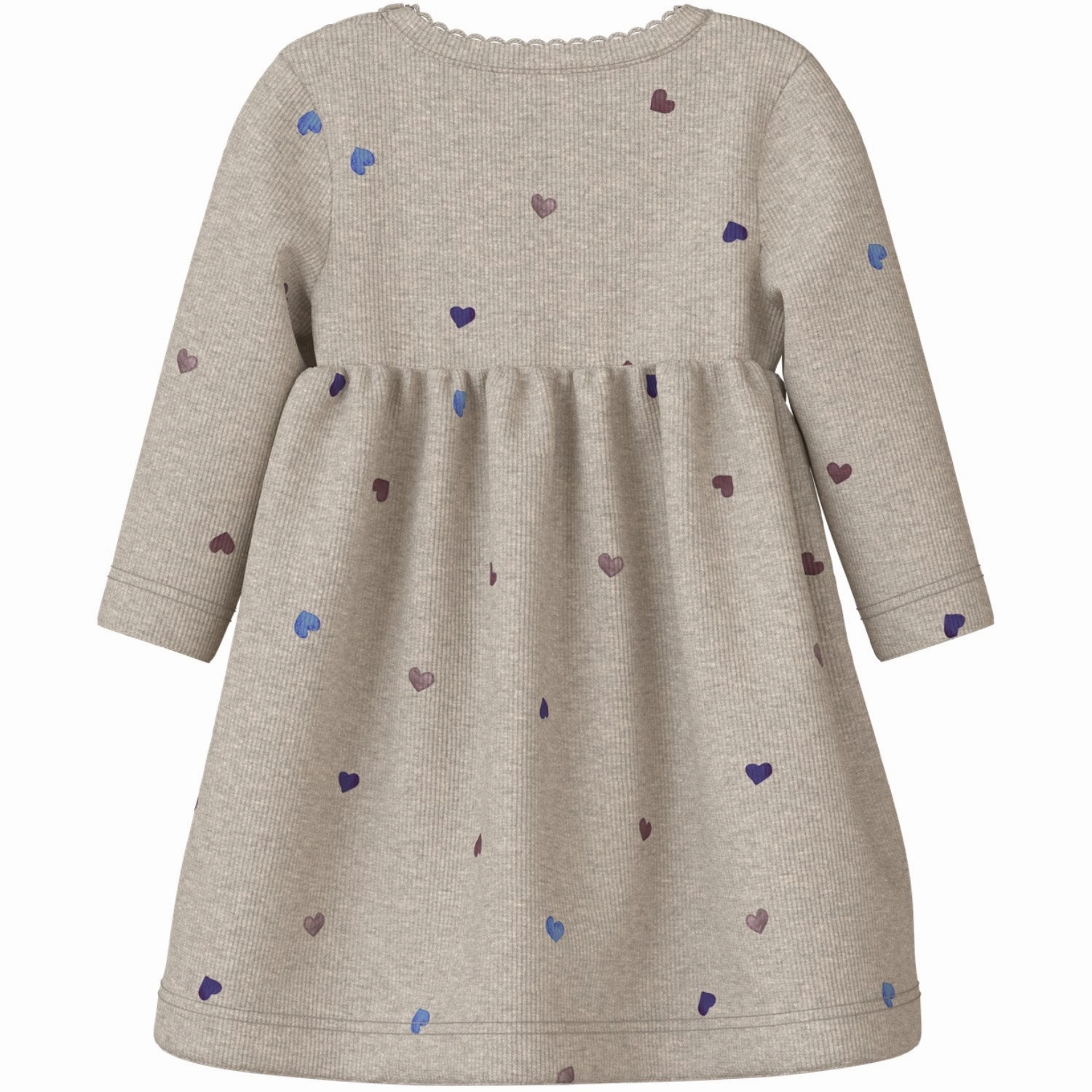 Name It Peyote Melange Nbfnutti Ls Dress Edge Shape