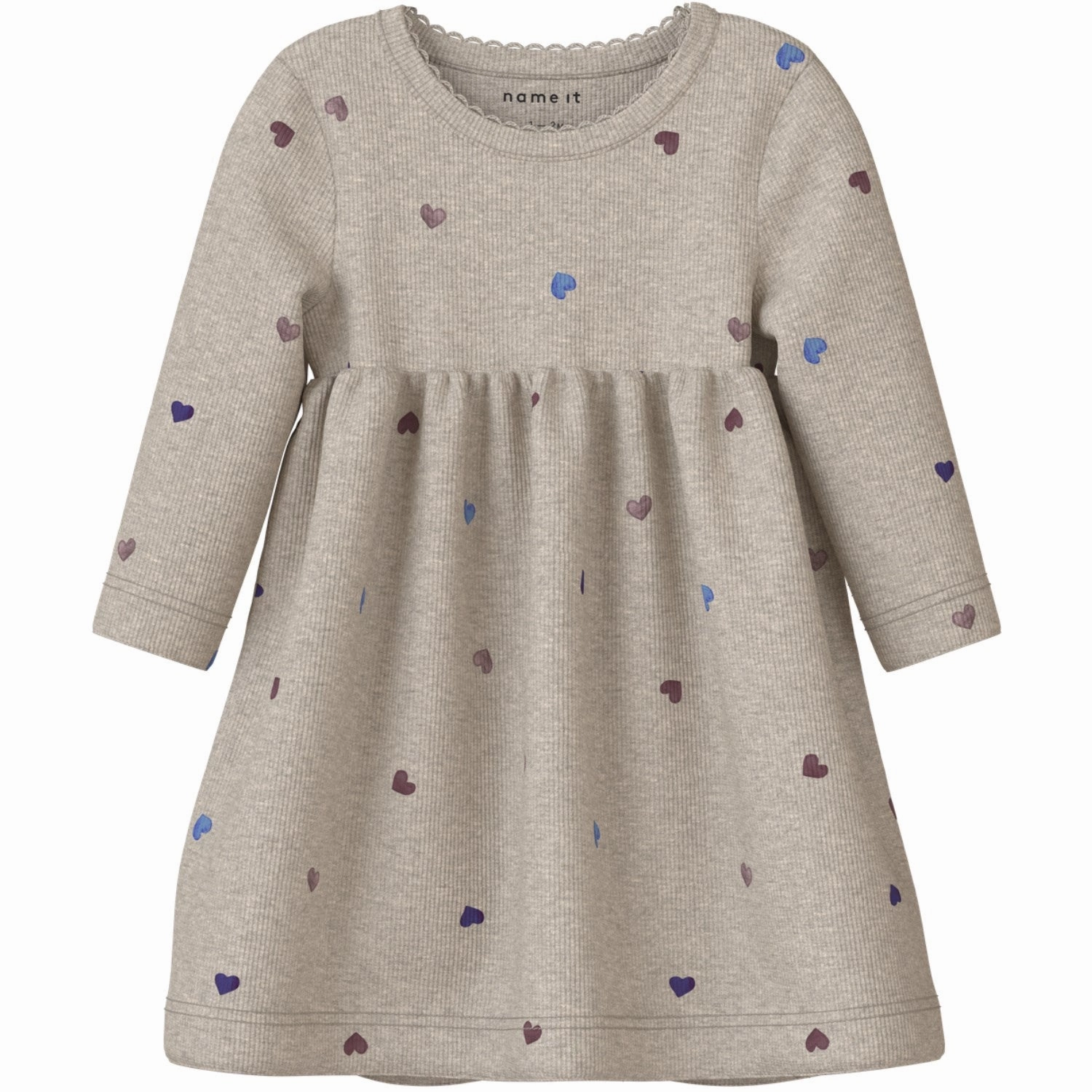 Season Ready Name It Peyote Melange Nbfnutti Ls Dress