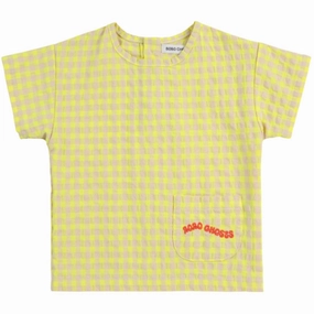 Versatile Fit Kids clothing Bobo Choses Multicolor Vichy Woven T-shirt