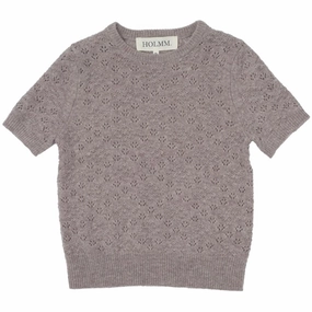 PocketDetail HOLMM Toast Nero Cashmere Knit T-shirt
