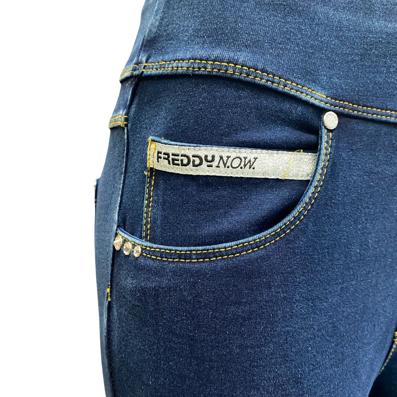 Clean Freddy pantalone sportivo da donna aderente NOWY1MC002 J0Y blu scuro