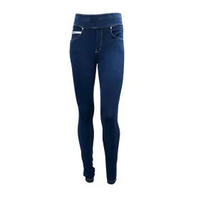 Freddy pantalone sportivo da donna aderente NOWY1MC002 J0Y blu scuro shooting range