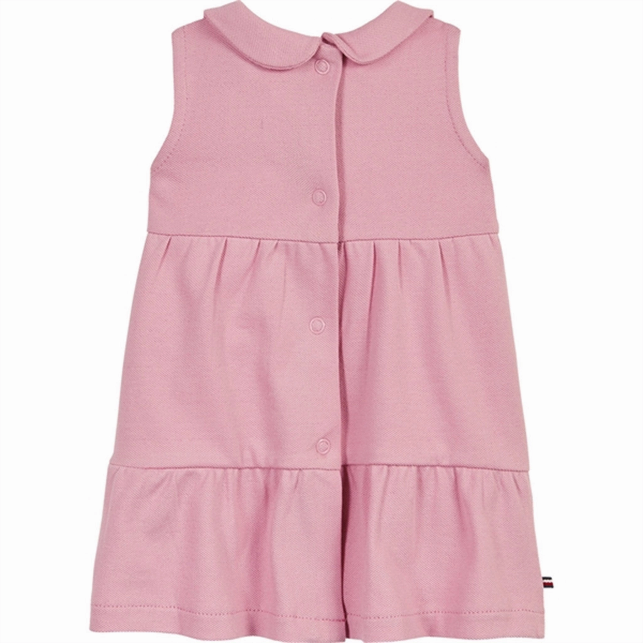 Bold Touch Tommy Hilfiger Baby Flag Pique Dress Broadway Pink