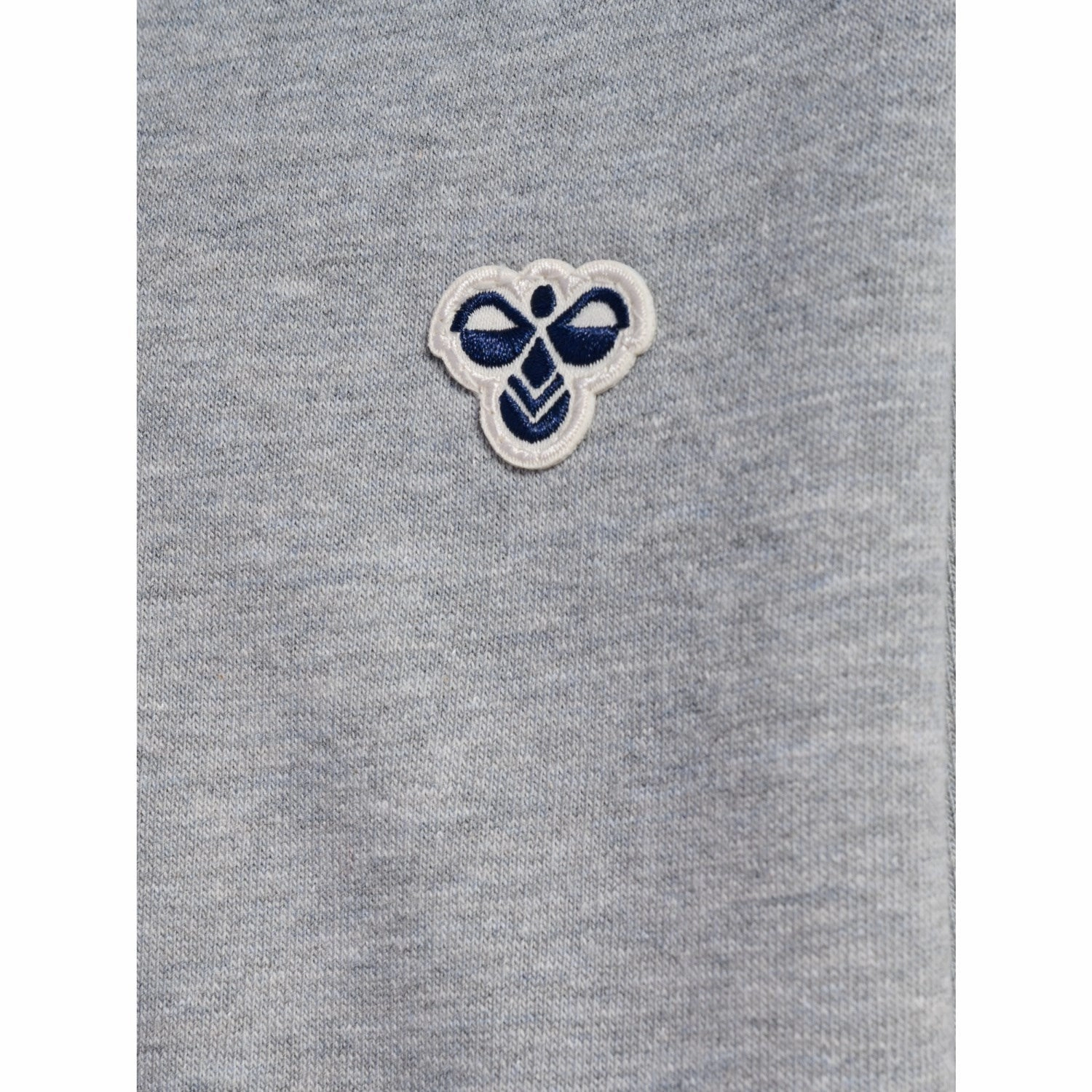 Hummel Grey Melange Loose Hoodie Bee Oversized Silhouette Unisex