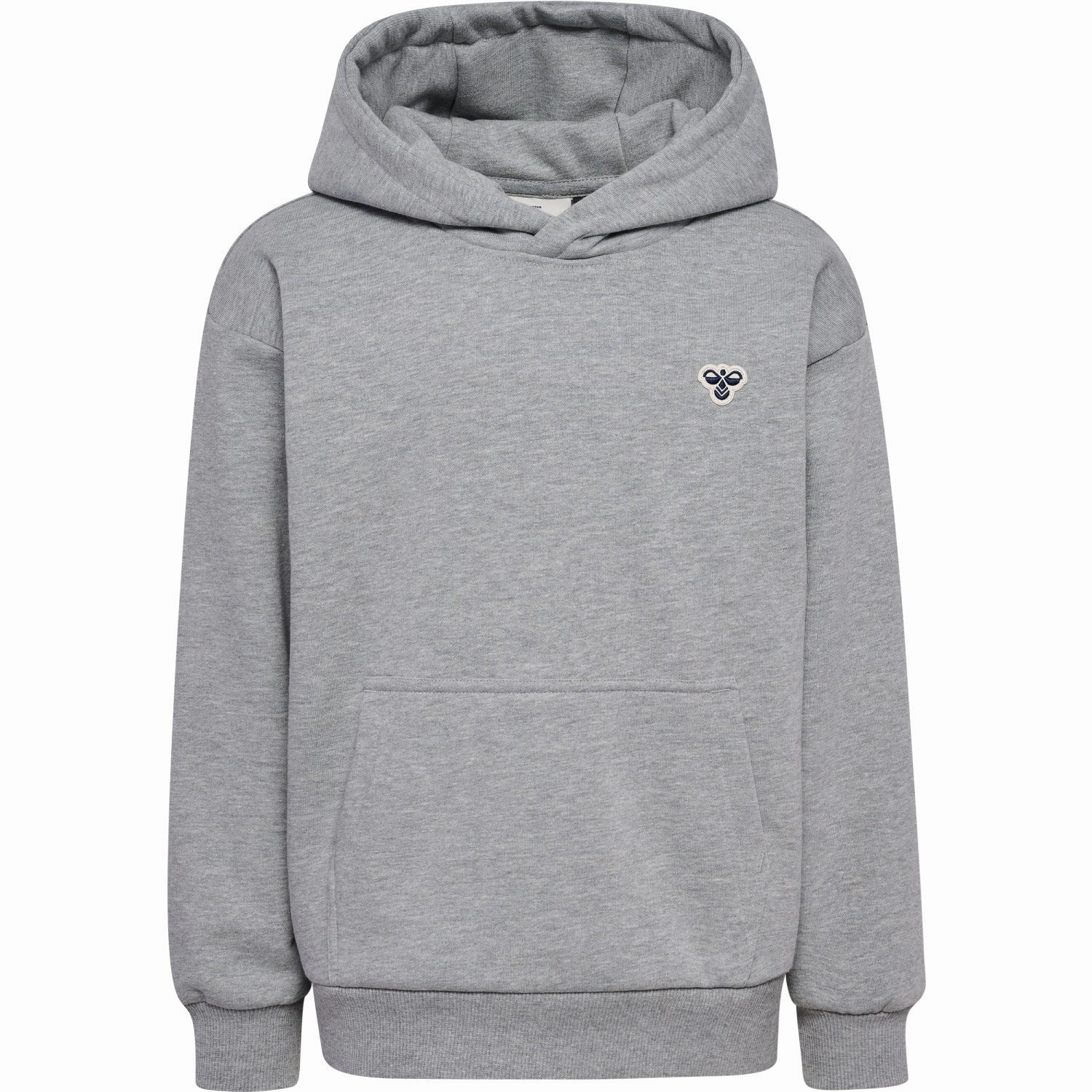 Hummel Grey Melange Loose Hoodie Bee Organza details