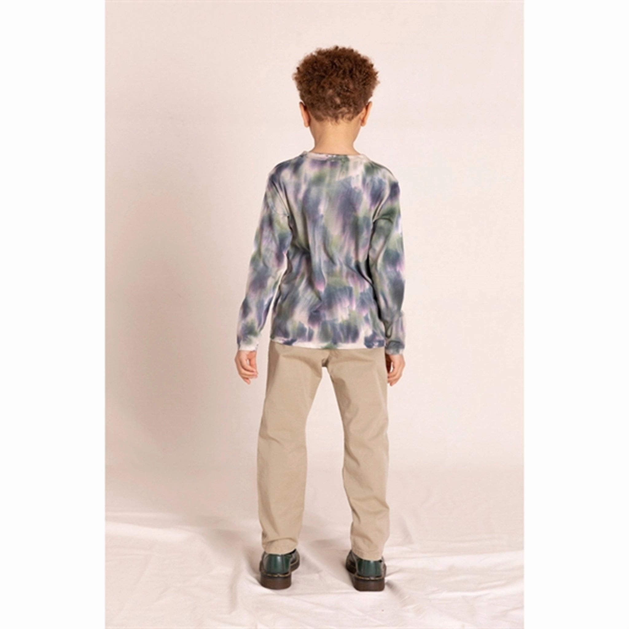 Functional Pocket Finger In The Nose Nico Wood Cream Tie & Dye Blouse