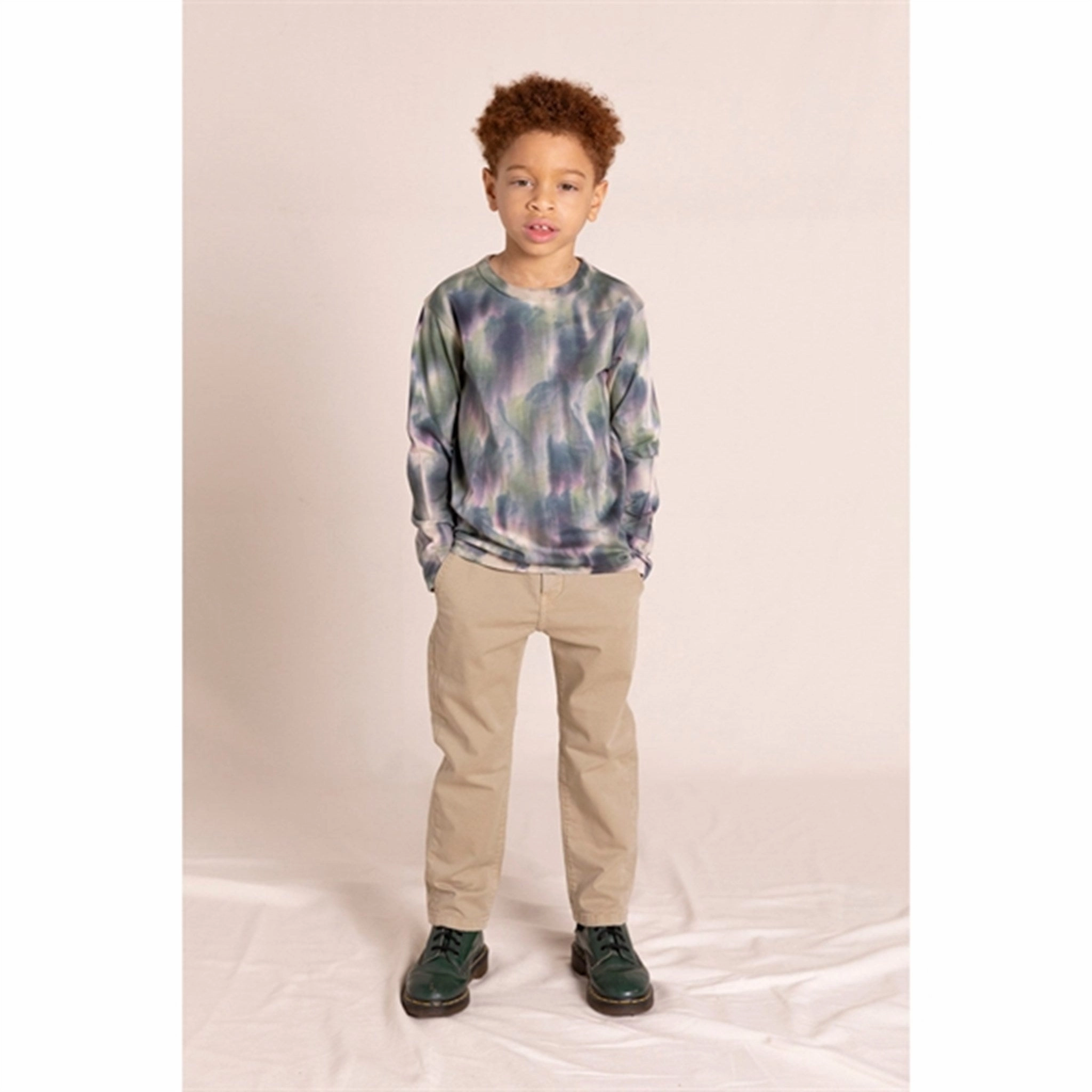 Finger In The Nose Nico Wood Cream Tie & Dye Blouse Modern Look