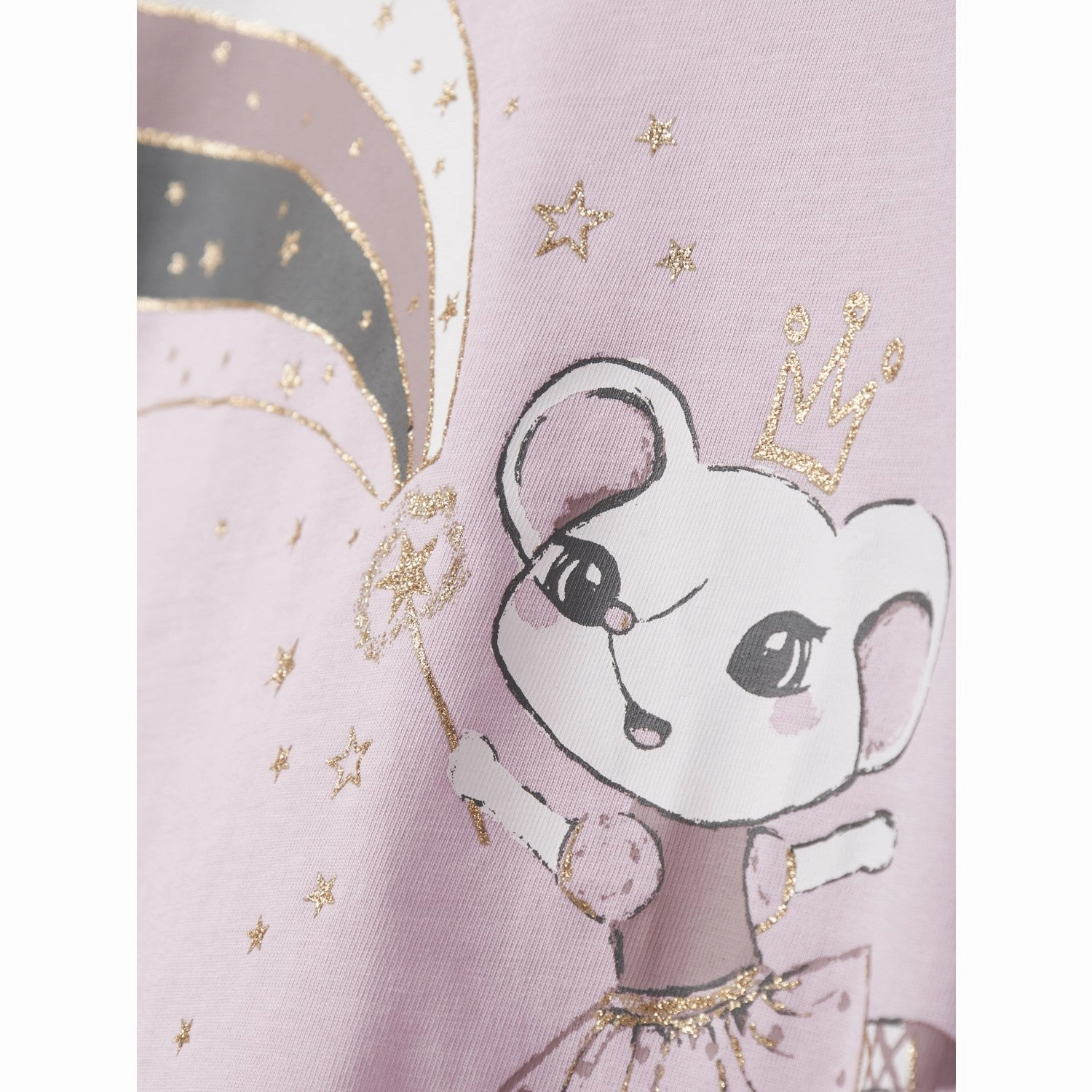 Name It Winsome Orchid Ballet Mouse Valiane Regular Blouse Unisex Option