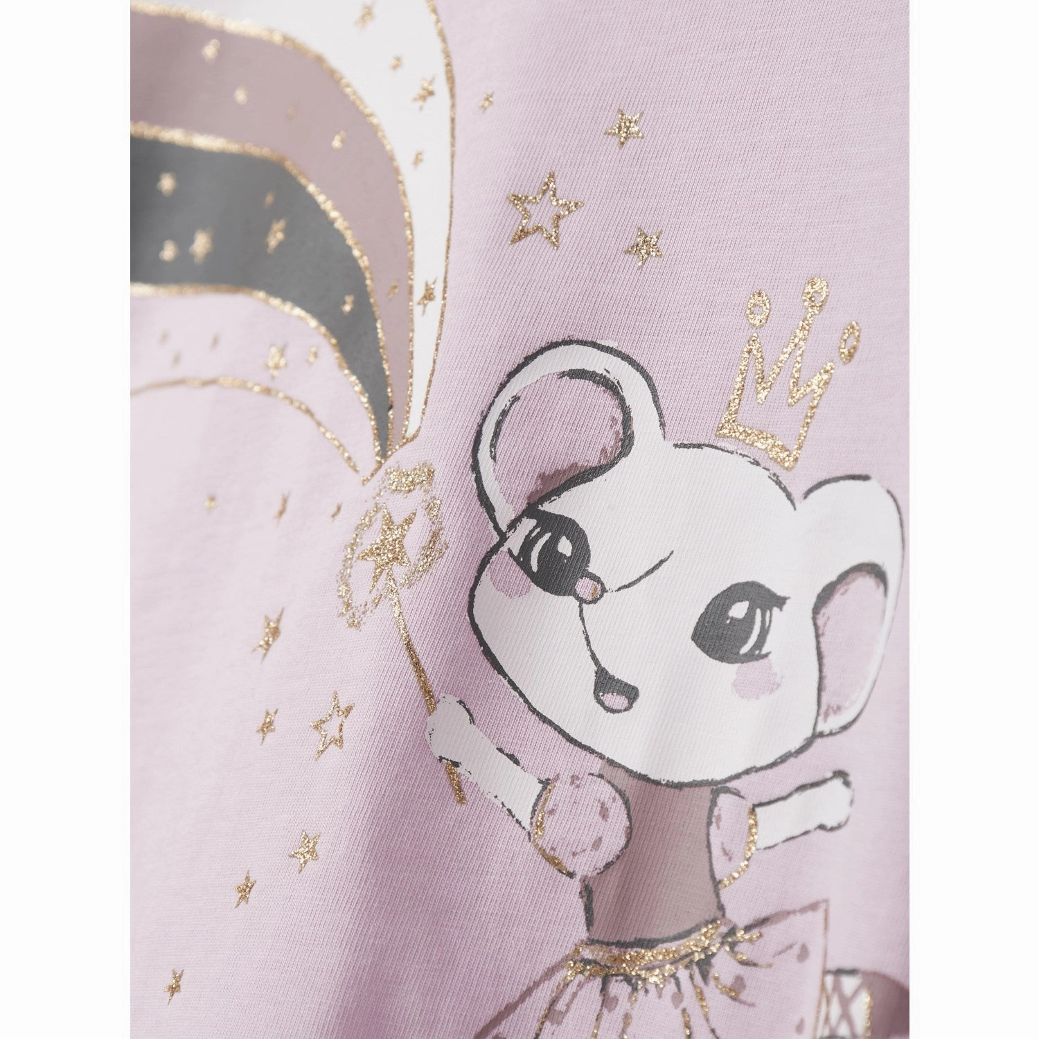 Name It Winsome Orchid Ballet Mouse Valiane Regular Blouse Bold Pattern