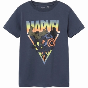 Essential Top Tagless Design Name it India Ink Dominic Marvel T-Shirt