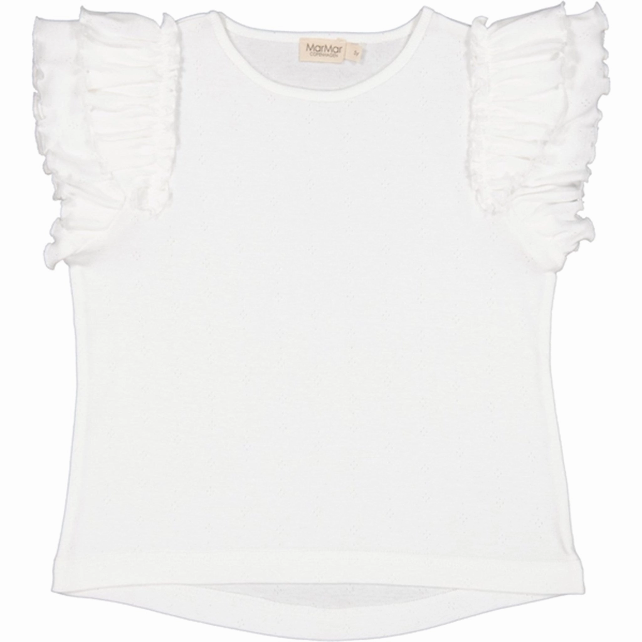 Lightweight Feel Snag Resistant Surface MarMar Modal Pointelle Cloud Tavora Frill T-shirt