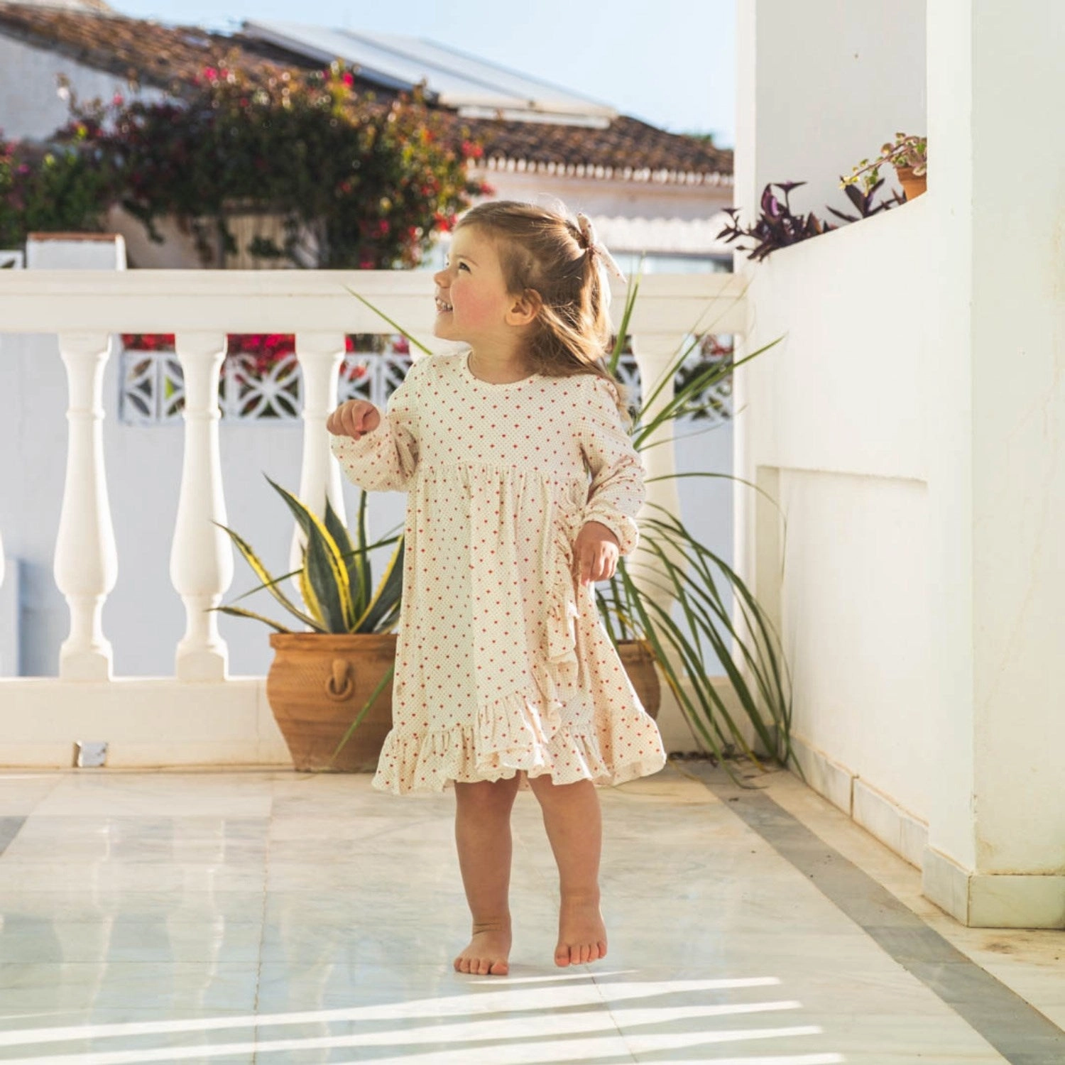 That's Mine Lots Of Love Red Emilia Dress Empire-Waist