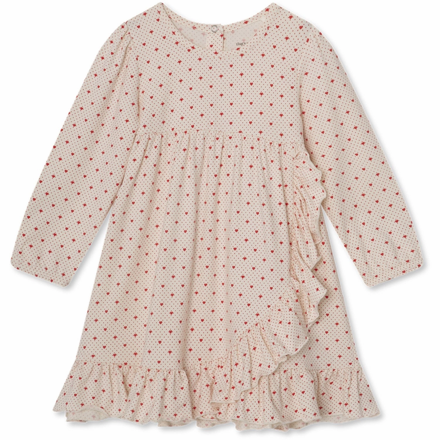 That's Mine Lots Of Love Red Emilia Dress Hip-Flattering