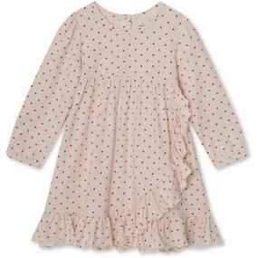 That's Mine Lots Of Love Red Emilia Dress Hip-Flattering