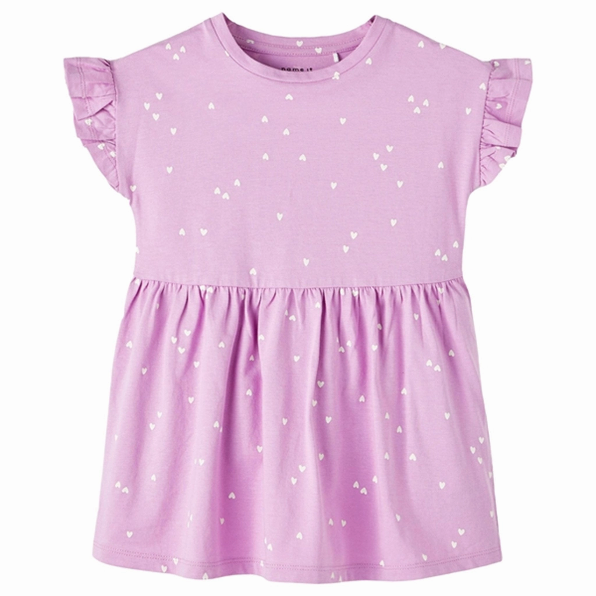 Name it Smoky Grape Henny Dress Sustainable-Lining Flexible Layers