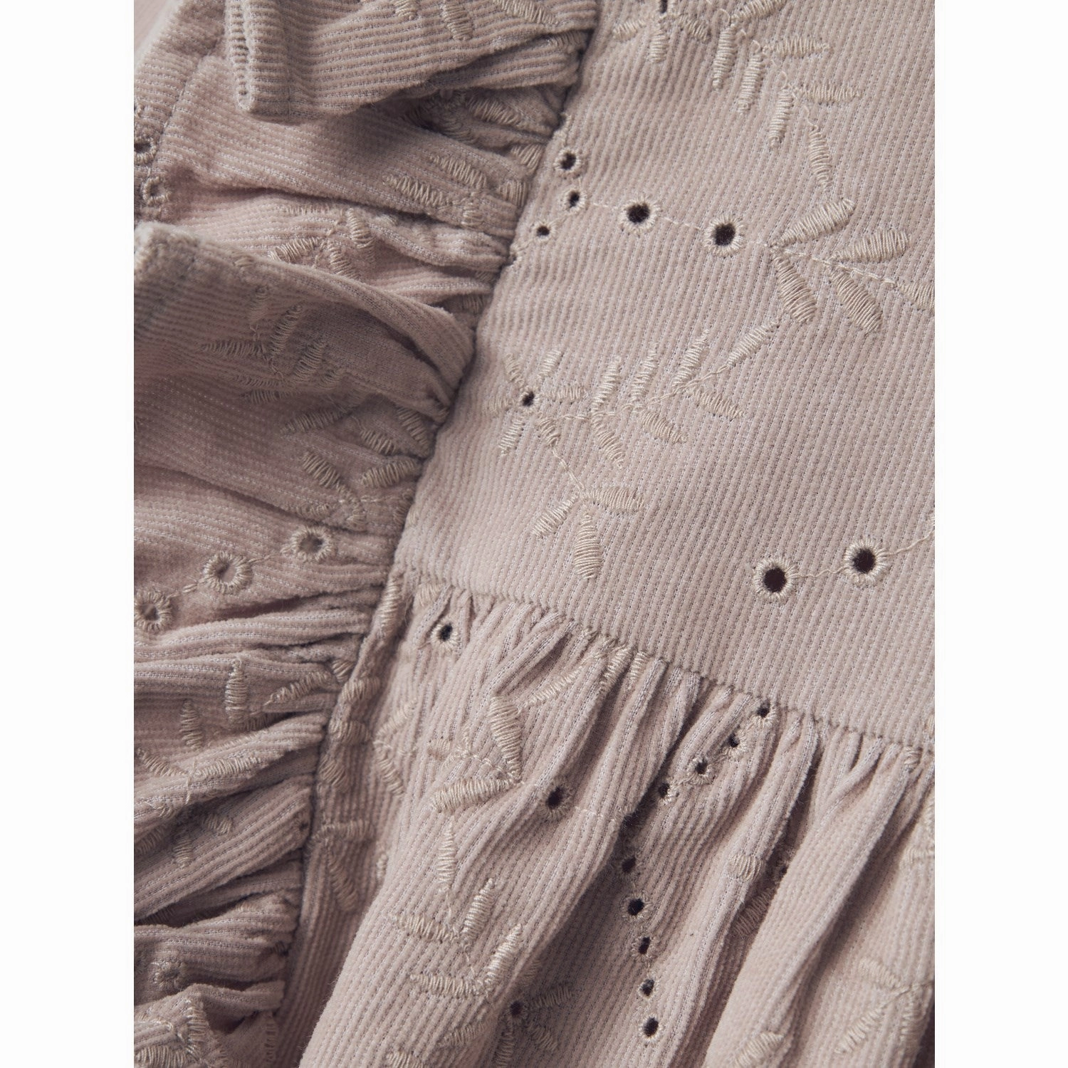 Calm Shine Silky Drape Lil'Atelier Etherea Bine Loose Corduroy Dress