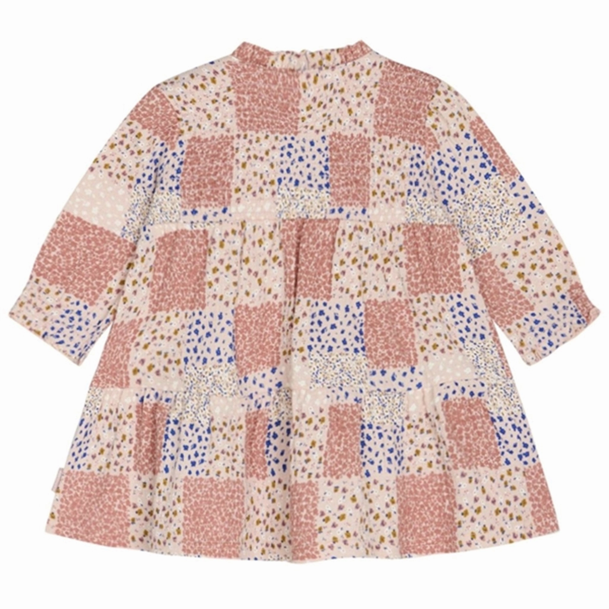 Hust & Claire Baby Peach Dust Kis Dress Balanced Texture