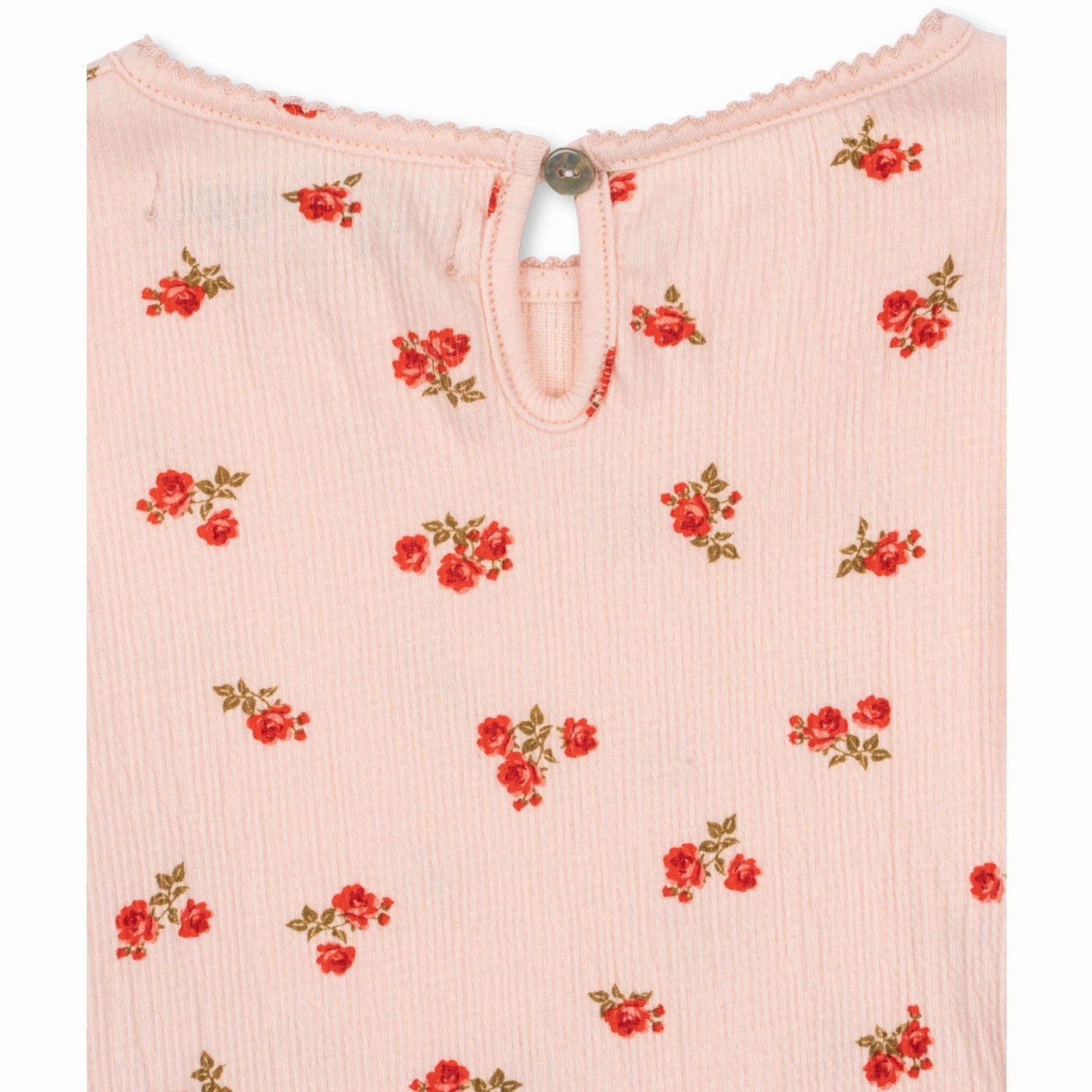 Konges Sl?jd Rosa Pink Chleo Dress GOTS City-Style Edge Detail