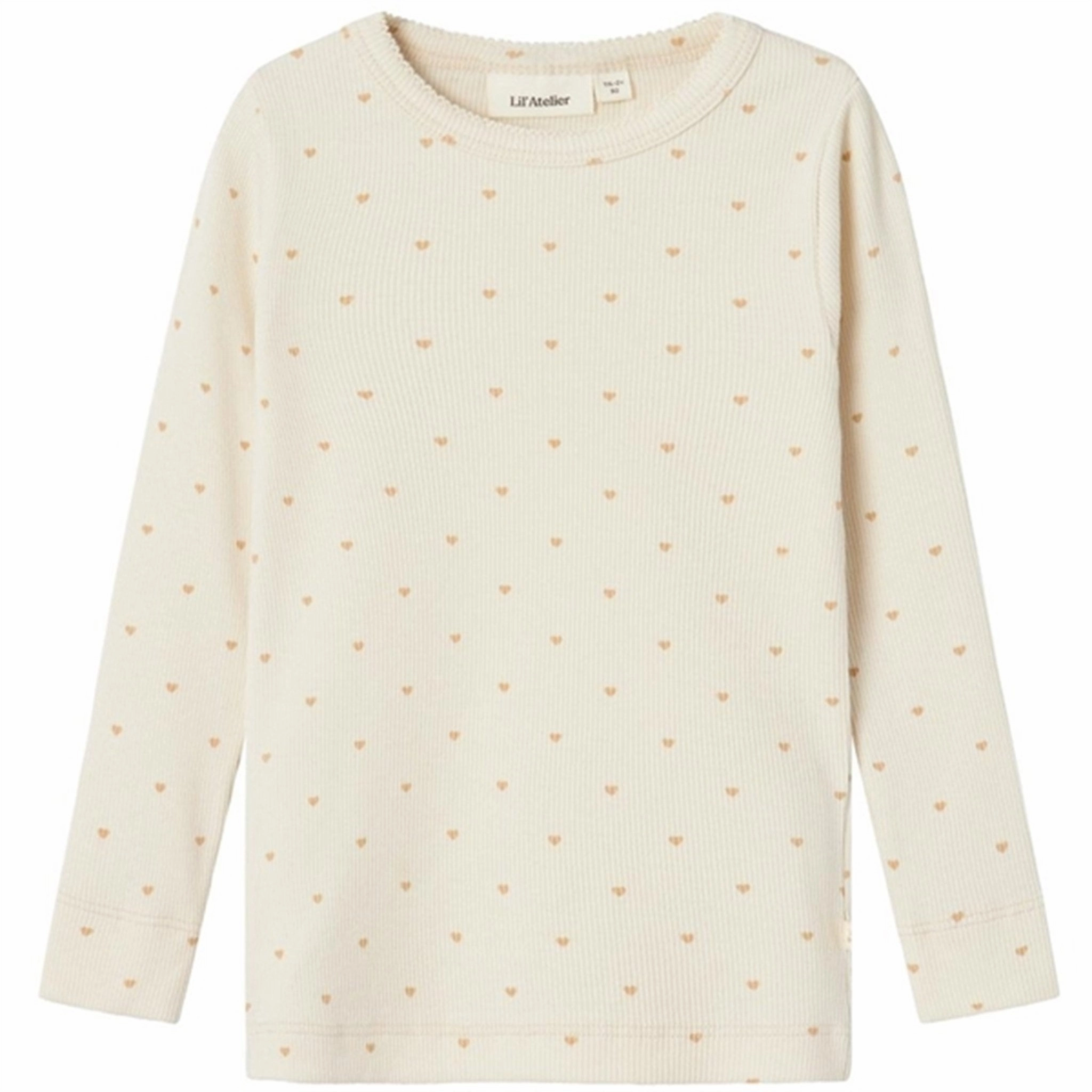 Interview Ready Lil'Atelier Turtledove Heart Gago Slim Blouse Noos