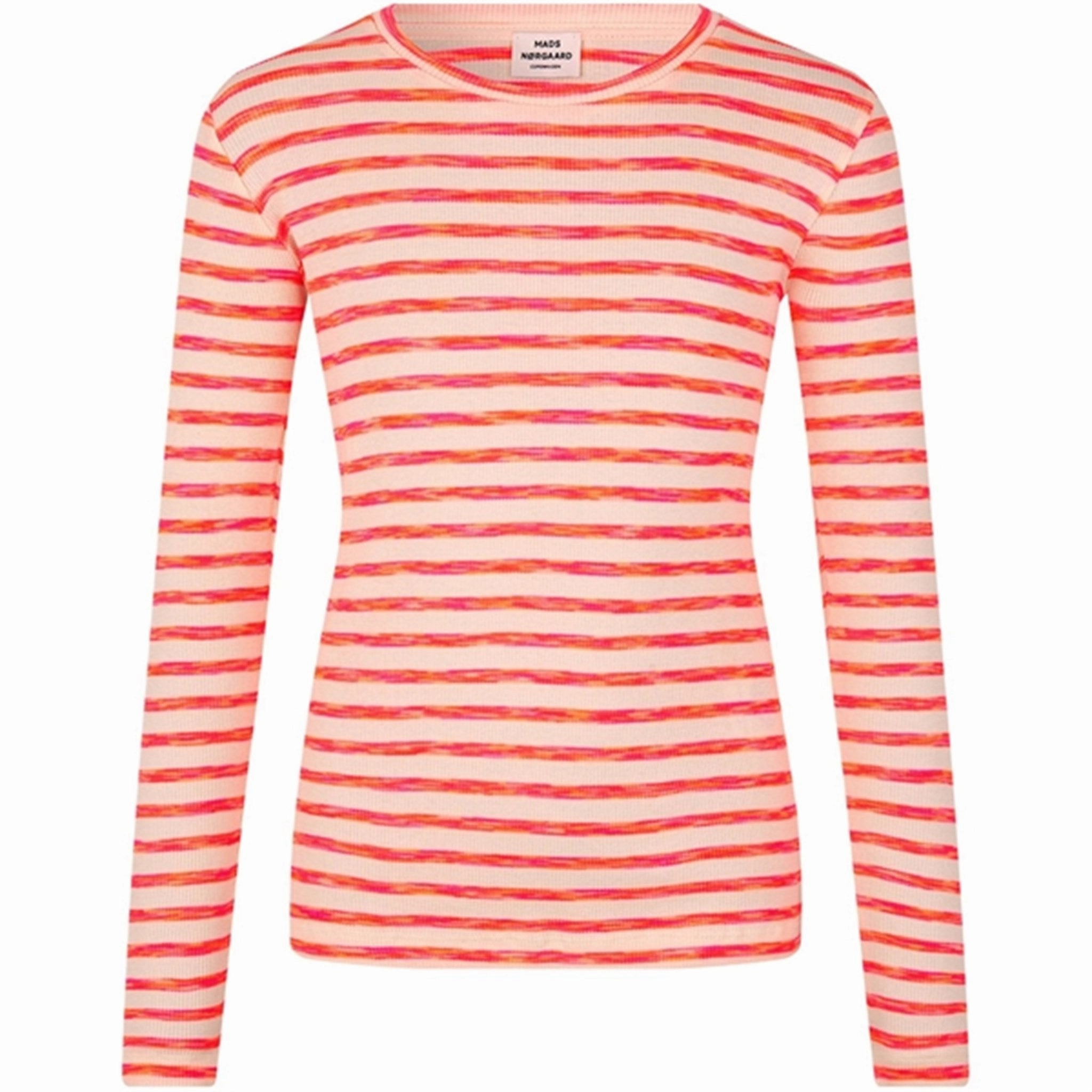 Non-irritating Mads N?rgaard 2x2 Cotton Stripe Talino Blouse Stripe/Diva Pink